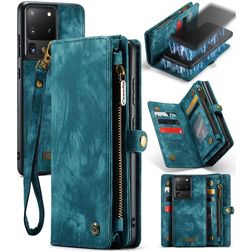 Caseme 008 Samsung Galaxy S20 Plus Hoesje Uitneembare 2in1 Bookcase Portemonnee - Groen