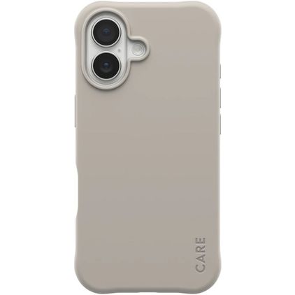 CARE by PanzerGlass Fashionable iPhone 17 Siliconen MagSafe Hoesje Backcover - Vanilla