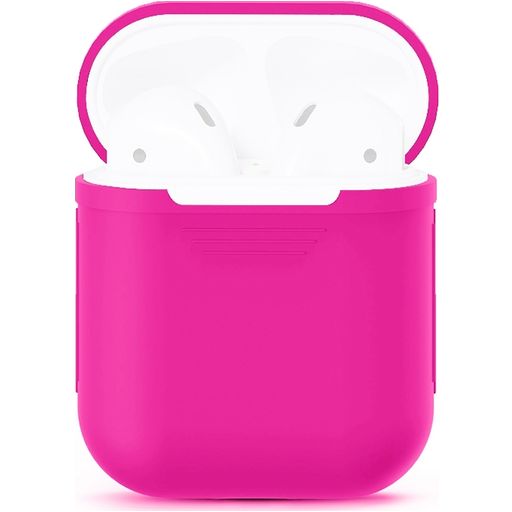 Mobigear Colors Apple AirPods 1 Hoesje Flexibel Siliconen - Magenta