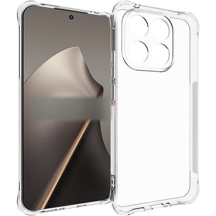 Mobigear Cushion Xiaomi 15T Hoesje Flexibel TPU Backcover - Zwart