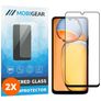 Mobigear Premium Xiaomi Redmi 13C Glazen Screenprotector - Case Friendly - Zwart (2-Pack)