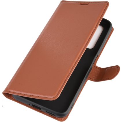 Mobigear Classic Realme X50 Hoesje Bookcase Portemonnee - Bruin