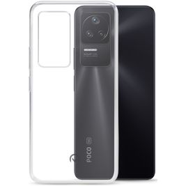 Mobilize Gelly Doorzichtig POCO F4 Hoesje Flexibel TPU Backcover - Transparant