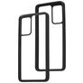 Mobiparts Rugged Clear Samsung Galaxy A52s 5G Hoesje Hardcase Backcover Shockproof - Transparant / Zwart