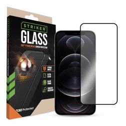 Striker Xtreme Impact iPhone 12 Pro Glazen Screenprotector - Case Friendly