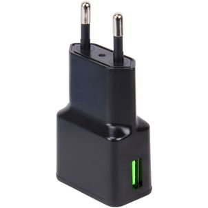 Mobigear Single USB Oplader 12W 2.4A - Zwart