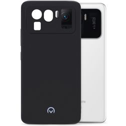 Mobilize Rubber Gelly Xiaomi Mi 11 Ultra Hoesje Flexibel TPU Backcover - Matt Black