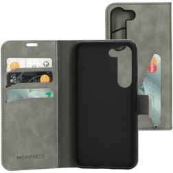 Mobiparts Classic Wallet Samsung Galaxy S23 Hoesje Bookcase Portemonnee - Granite Grey
