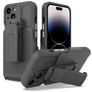 Mobigear Explorer iPhone 14 Pro Max Hoesje Hardcase Backcover Shockproof met Standaard - Grijs