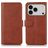 Mobigear Wallet iPhone 17 Pro Hoesje Bookcase Portemonnee - Bruin