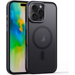 Mobigear Shockproof iPhone 16 Pro Max MagSafe Hoesje Hardcase Backcover - Zwart