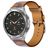 Mobigear Loop Nylon Smartwatch Bandje Gespsluiting - Universeel 22 mm connector - Bruin