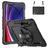 Mobigear SureGrip Xtreme Samsung Galaxy Tab S9 FE Plus Hoes Hard Kunststof,Siliconen Backcover + Stylus Houder + Schouderband + Standaard - Zwart