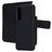 Mobiparts Samsung Galaxy A36 Hoesje Echt Leer Uitneembare 2in1 Bookcase Portemonnee - Zwart