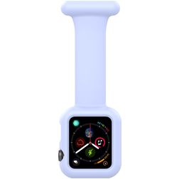 Mobigear Clip Case Verpleegkundige Apple Watch Bandje Speld - 46/45/44 mm - Lila
