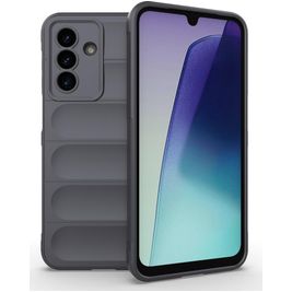 Mobigear Bumpy Samsung Galaxy A17 Hoesje Flexibel TPU Backcover - Grijs