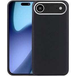 Mobigear Basics iPhone Air Hoesje Flexibel TPU Backcover - Zwart