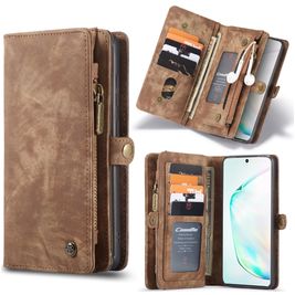 Caseme 008 Samsung Galaxy S20 Hoesje Uitneembare 2in1 Bookcase Portemonnee - Bruin