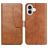 Mobigear S Line iPhone 17 Hoesje Bookcase Portemonnee - Bruin