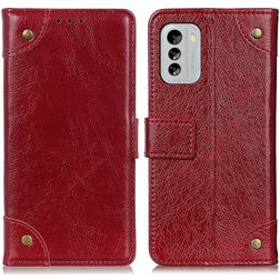 Mobigear Ranch Nokia G60 5G Hoesje Bookcase Portemonnee - Bordeauxrood