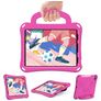 Mobigear Football iPad Air 11 Inch (2026) Hoes EVA Schuim Backcover + Schouderband + Standaard - Magenta