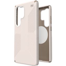 Speck Presidio2 Grip Magnet Samsung Galaxy S25 Ultra MagSafe Hoesje Hardcase Backcover Shockproof - Bleached Bone