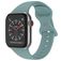 Mobigear Sport Dual Siliconen Apple Watch Bandje Druksluiting - 49/46/45/44 mm - Pastelgroen