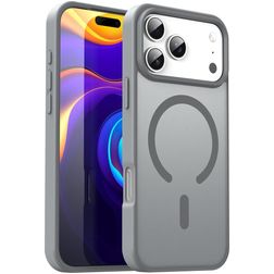 Mobigear Shockproof iPhone 17 Pro Max MagSafe Hoesje Hardcase Backcover - Grijs