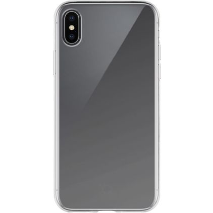 XQISIT Flex Doorzichtig iPhone XS Max Hoesje Flexibel TPU Backcover - Transparant