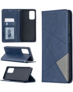 Mobigear Rhombus Slim Samsung Galaxy A52s 5G Hoesje Bookcase - Blauw