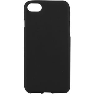 Mobigear Colors iPhone SE (2022) Hoesje Flexibel TPU Backcover - Zwart