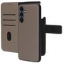 Mobiparts Samsung Galaxy A16 MagSafe Hoesje Echt Leer Uitneembare 2in1 Bookcase Portemonnee - Taupe