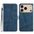 Mobigear Stitch iPhone 17 Pro Hoesje Bookcase Portemonnee - Blauw