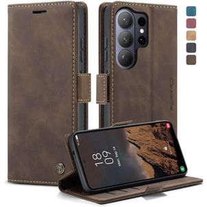 CaseMe 013 Samsung Galaxy S26 Ultra Hoesje Bookcase Portemonnee - Coffee