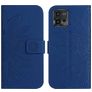 Mobigear Sunflower Motorola Moto G72 Hoesje Bookcase Portemonnee - Donkerblauw