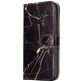 Mobigear Marble iPhone XS Hoesje Bookcase Portemonnee - Zwart