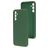 Mobiparts Samsung Galaxy A14 Siliconen Hoesje Backcover - Forest Green