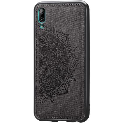 Mobigear Mandala Huawei Y7 Pro (2019) Hoesje Hardcase Backcover - Zwart