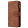 Mobigear Zipper Samsung Galaxy A41 Hoesje Bookcase Portemonnee - Bruin