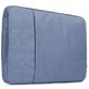 Mobigear Denim Zipper Laptop Sleeve (max 23 cm x 31 cm) Laptop hoes - Marineblauw