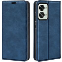 Mobigear Retro Slim OnePlus Nord 2T 5G Hoesje Bookcase Portemonnee - Donkerblauw