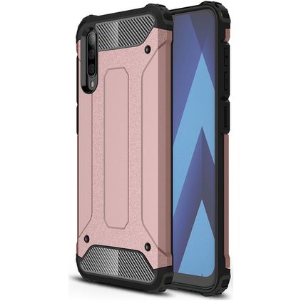 Mobigear Outdoor Samsung Galaxy A50 Hoesje Hardcase Backcover Shockproof - Roségoud