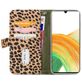 Mobilize Magnet Zipper Samsung Galaxy A33 Hoesje Uitneembare 2in1 Bookcase Portemonnee - Olive Leopard