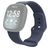 Mobigear Sport Dual Siliconen Fitbit Versa 3 Bandje Druksluiting - Blauw