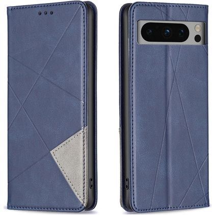 Mobigear Rhombus Slim Google Pixel 8 Pro Hoesje Bookcase - Blauw