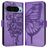 Mobigear Butterfly Google Pixel 9 Pro XL Hoesje Bookcase Portemonnee - Paars