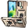Mobigear Armor Ring Cam Slide Xiaomi Redmi A1 4G Hoesje Hardcase Backcover Shockproof met Ringhouder en Camera Slider - Goud