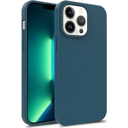 Mobigear Bio iPhone 15 Hoesje Eco Friendly Backcover - Blauw