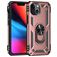 Mobigear Armor Ring iPhone 13 Mini Hoesje Hardcase Backcover Shockproof met Ringhouder - Roségoud