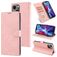 Mobigear Wallet iPhone 14 Hoesje Bookcase Portemonnee - Roségoud